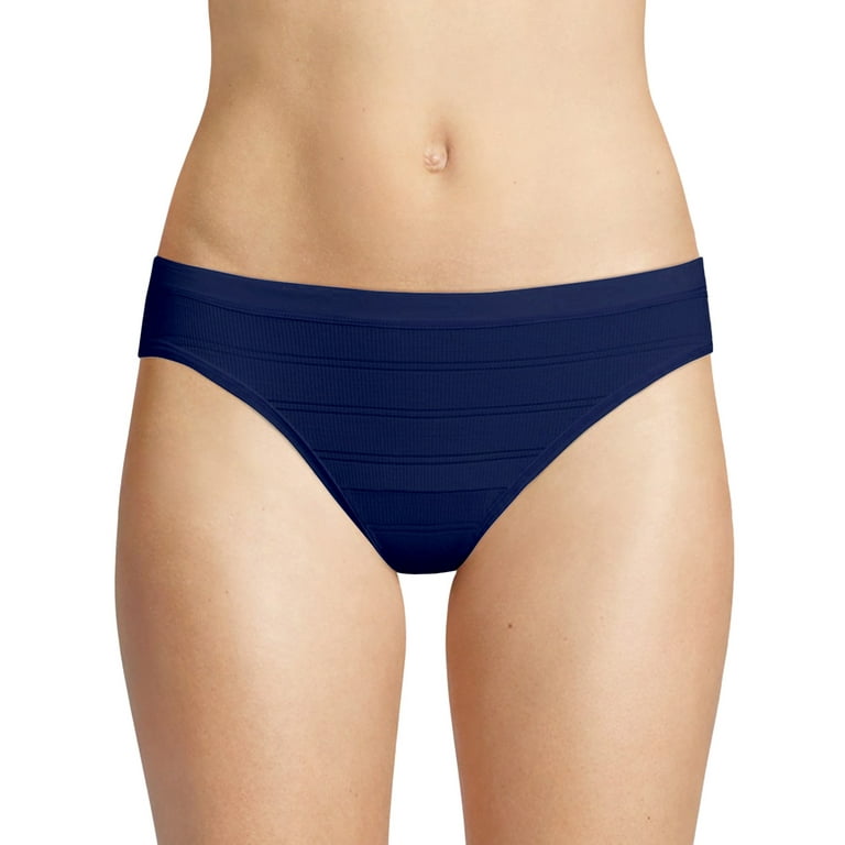 Hanes Ultimate® Women's Comfort Flex Fit® Bikini 4-Pack Misty Lilac/Fresh  Berry/Timeless Purple/Regal Navy 8