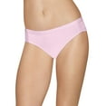 thumbnail image 1 of Hanes Ultimate Women's Cotton Stretch ComfortSoft Waistband Bikini Underwear, 4-Pack, 1 of 6