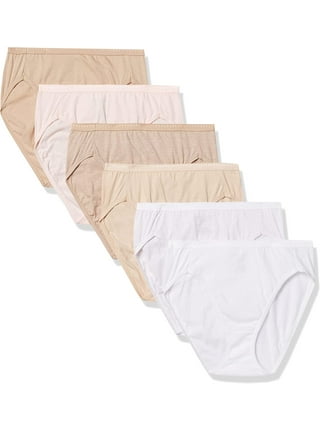 Hanes womens Cotton briefs underwear, 6 Pack - Brief White, 8 US 