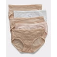thumbnail image 1 of Hanes Ultimate Women’s Hipster Underwear 5-Pack ComfortSoft Wicking Soft Stretchy, 1 of 9