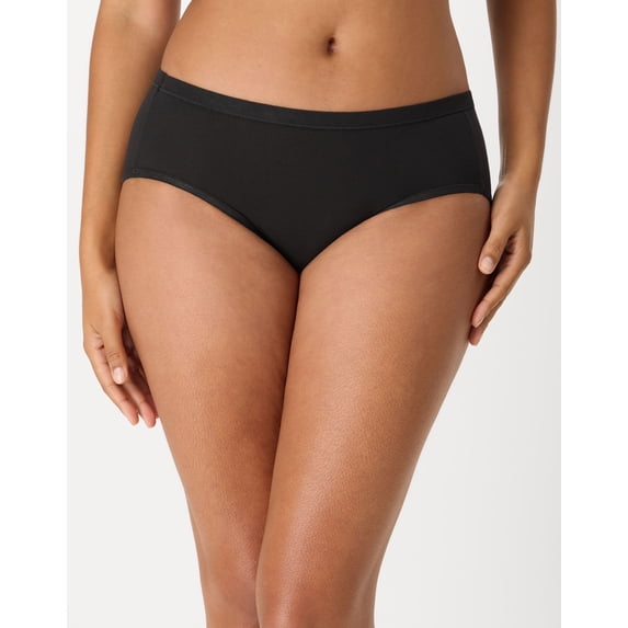 Hanes Ultimate Women’s Hipster Underwear 5-Pack ComfortSoft Wicking Soft Stretchy