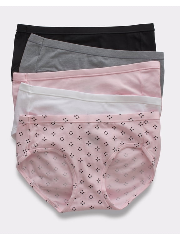 Ultimate Women’s Hipster Underwear 5-Pack ComfortSoft Wicking Soft Stretchy