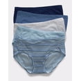 thumbnail image 1 of Hanes Ultimate Women’s Hipster Underwear 5-Pack ComfortSoft Wicking Soft Stretchy, 1 of 9