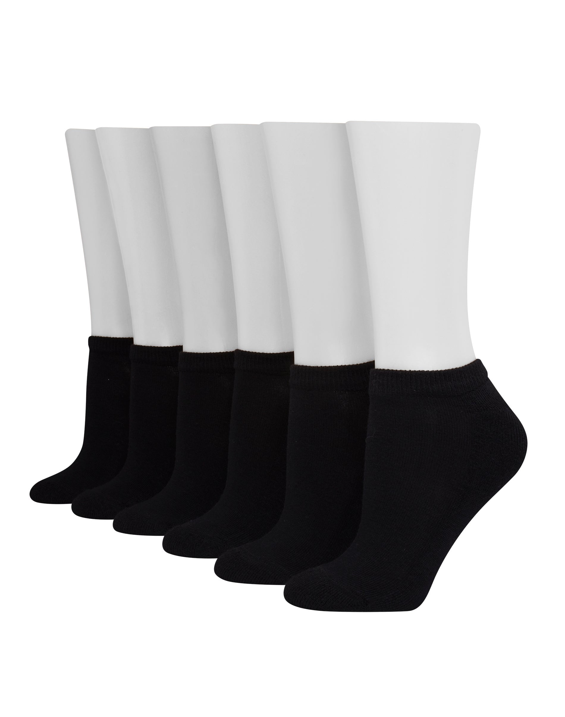 Hanes Ultimate Women's Soft NoShow Socks, Cushioned & MoistureWicking