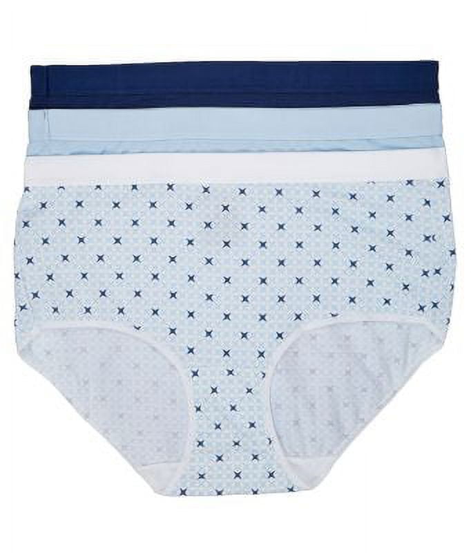 Hanes Ultimate® Comfort Cotton Women's Brief Panties 5-Pack White
