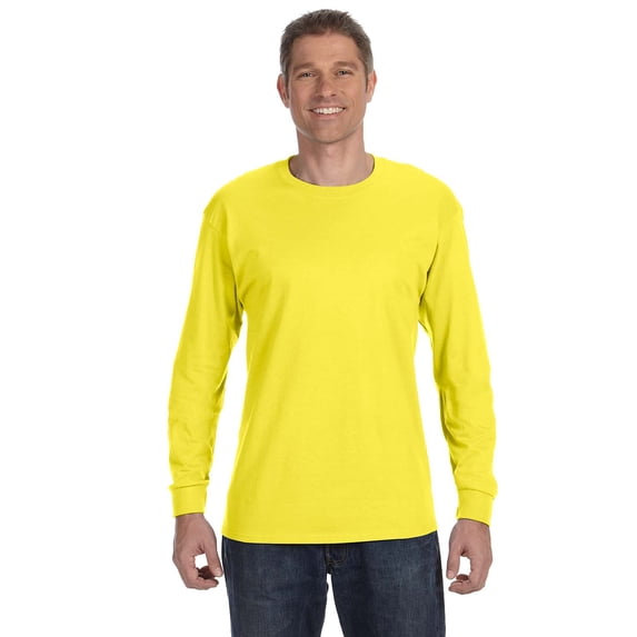 HN 5586 6.1 OZ AUTHENTIC LS T (YELLOW 3XL)