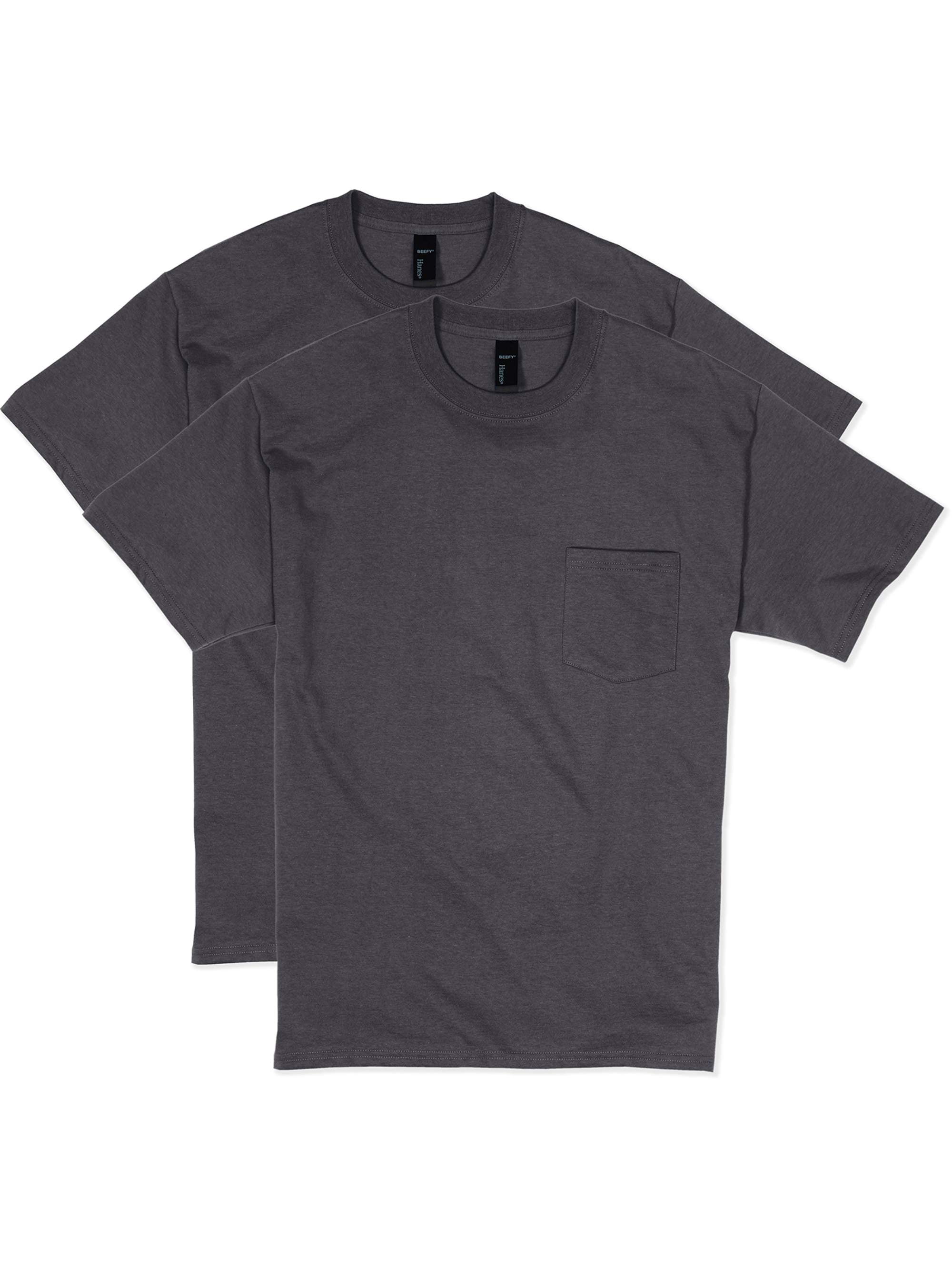 芸能人愛用のルームウェア Short Beefy-T Adult Unisex Hanes Sleeve Pocket with T-Shirt Clothing