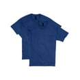 thumbnail image 1 of Hanes 2-Pack T-Shirt Beefy-T Adult Pocket Short Sleeve 100% Ringspun Cotton, 1 of 3