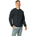 thumbnail image 1 of Hanes Unisex Ecosmart Crewneck Sweatshirt - BLACK - L, 1 of 2