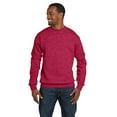 thumbnail image 1 of Hanes Unisex Ecosmart Crewneck Sweatshirt - HEATHER RED - L, 1 of 2