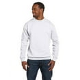 thumbnail image 1 of Hanes Unisex Ecosmart Crewneck Sweatshirt - WHITE - L, 1 of 2