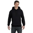 thumbnail image 1 of Hanes Unisex Ecosmart Pullover Hooded Sweatshirt - BLACK - 2XL, 1 of 2