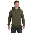 thumbnail image 1 of Hanes Unisex Ecosmart Pullover Hooded Sweatshirt - FATIGUE GREEN - L, 1 of 2