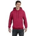 thumbnail image 1 of Hanes Unisex Ecosmart Pullover Hooded Sweatshirt - HEATHER RED - 4XL, 1 of 2