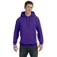 thumbnail image 1 of Hanes Unisex Ecosmart Pullover Hooded Sweatshirt - PURPLE - 4XL, 1 of 2