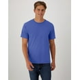 thumbnail image 1 of Hanes Unisex Garment Dyed Cotton T-Shirt Deep Forte Blue M, 1 of 7