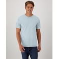 thumbnail image 1 of Hanes Unisex Garment Dyed Cotton T-Shirt Soothing Blue XL, 1 of 6