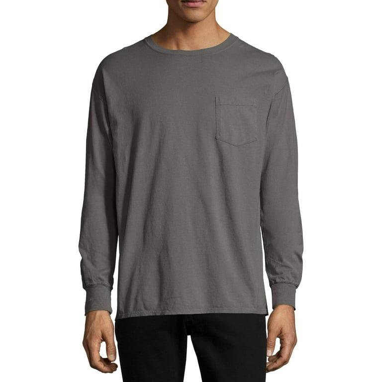 plllllleeeasse long sleeve pocket tee
