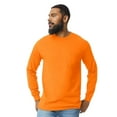 thumbnail image 1 of Hanes Unisex High Visibility Long Sleeve Workwear Safety Pocket T-Shirt Hi Vis Tee Shirt for Work (Safety-Orange, L), 1 of 7
