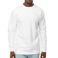 thumbnail image 1 of Hanes Unisex Perfect Crewneck Sweatshirt, Soft Pullover Fleece, White, S, 1 of 7