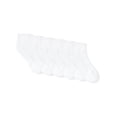 thumbnail image 1 of Hanes Unisex Plain White Socks Pack, 6 Pairs, Ankle S, 1 of 7