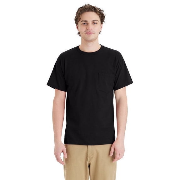 Hanes Unisex Pocket T-Shirt - Comfortably Eco-Friendly