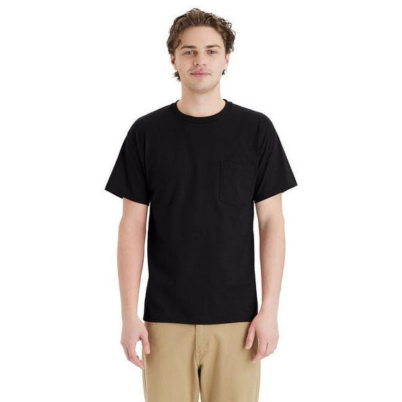 Hanes Unisex Pocket T-Shirt - Comfortably Eco-Friendly