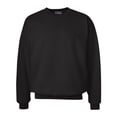 thumbnail image 1 of Hanes Unisex Ultimate Cotton Crewneck Sweatshirt, Soft Warm Fleece Pullover, Black, 2XL, 1 of 4