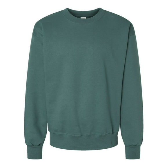 Hanes Unisex Ultimate Cotton Crewneck Sweatshirt, Soft Warm Fleece Pullover, Cactus, XL