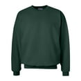 thumbnail image 1 of Hanes Unisex Ultimate Cotton Crewneck Sweatshirt, Soft Warm Fleece Pullover, Deep Forest, XL, 1 of 4