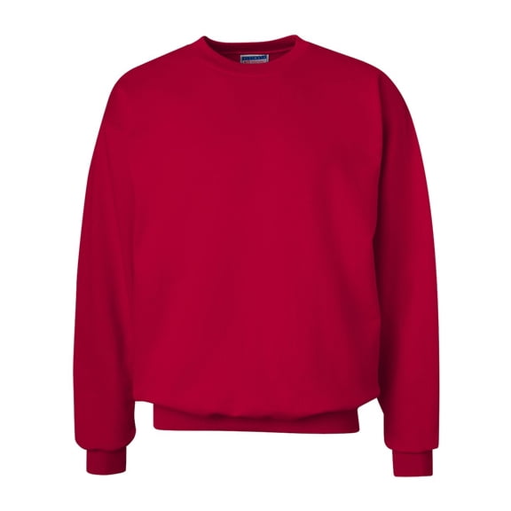 Hanes Unisex Ultimate Cotton Crewneck Sweatshirt, Soft Warm Fleece Pullover, Deep Red, M