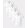thumbnail image 1 of Hanes V-Neck T-Shirt 4-Pack Men's Ultimate Big Man Cool Comfort Short Sleeve Tee FreshIQ, 1 of 6