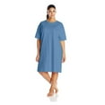 thumbnail image 1 of Hanes Womens Wear Around Nightshirt (Pack Of 2) (Blue), 1 of 1