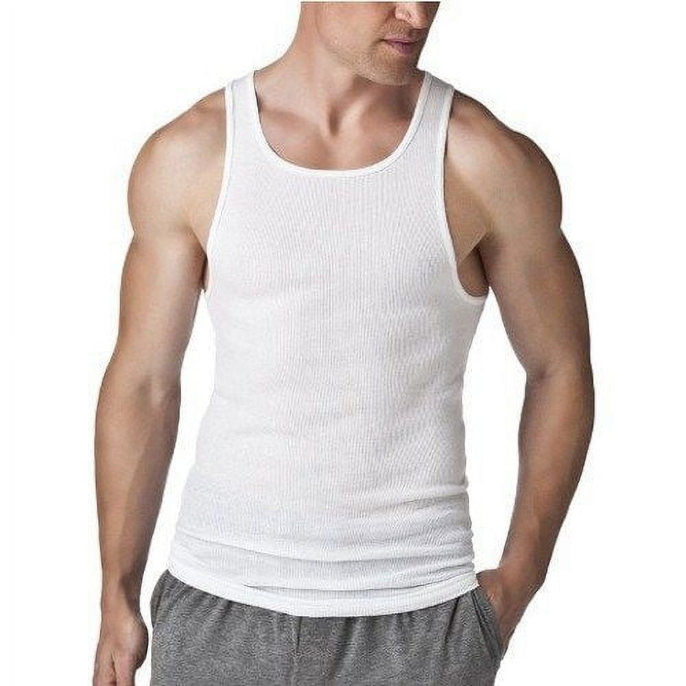 Hanes White A-Shirt (372) White, 3XL (Pack of 3) - Walmart.com