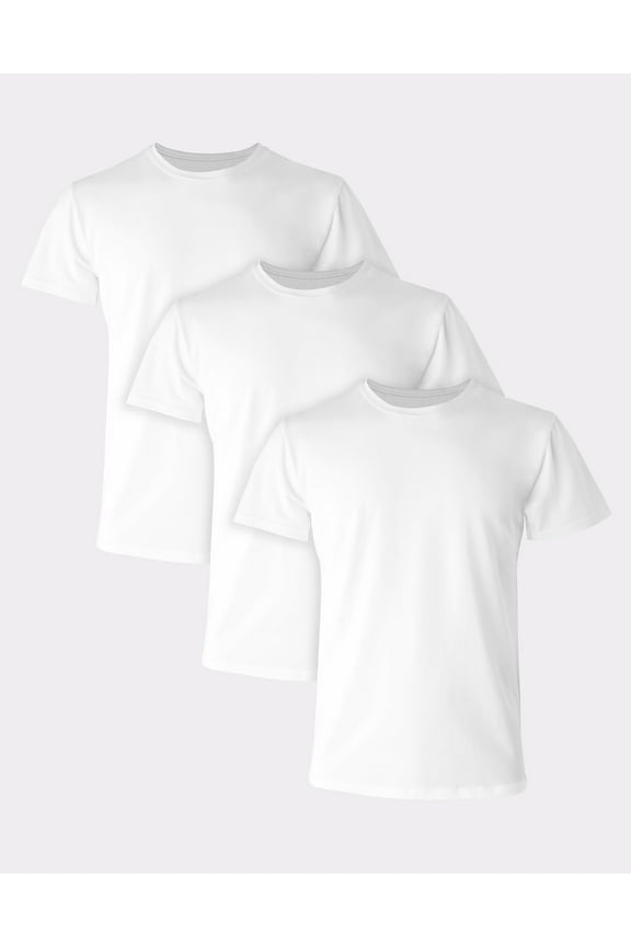 White T-Shirt 3 Pack Ultimate Big Men's Stretch Cotton Big & Tall Sizes