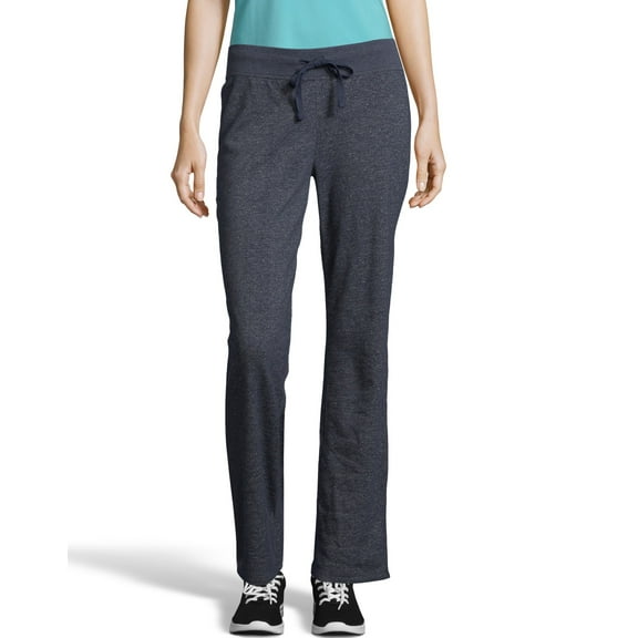 Hanes Women French Terry Pant Sweatpants Drawstring Soft Tag Free Drawcord Waist