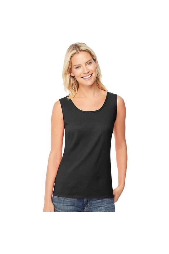 Women'S Mini-Ribbed Cotton Tank, Style O9341
