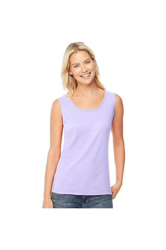 Women'S Mini-Ribbed Cotton Tank, Style O9353