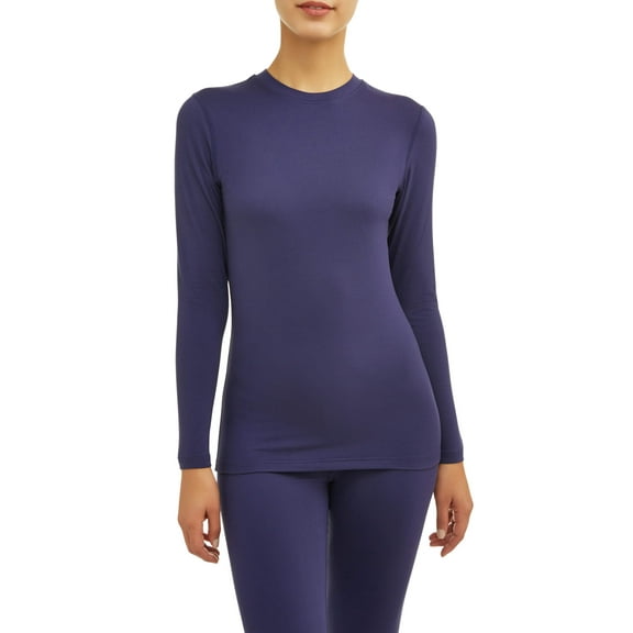 Hanes Women's 4-Way Stretch Base Layer Crew Top