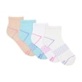 thumbnail image 1 of Hanes Women's Absolute Comfort Ankle Socks, 4-Pack, Size 5-9, 1 of 9