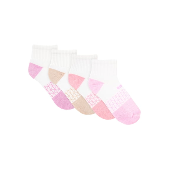 Hanes Women's Absolute Comfort Ankle Socks, 4 Pack, Size 5-9