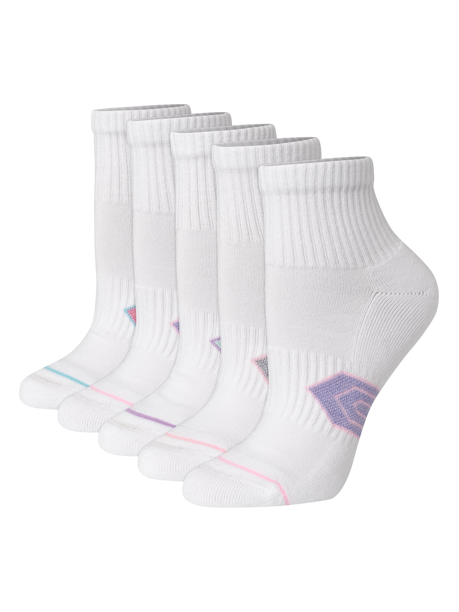 Hanes Women's Absolute Comfort Ankle Socks, Extended Size 4pack + 1