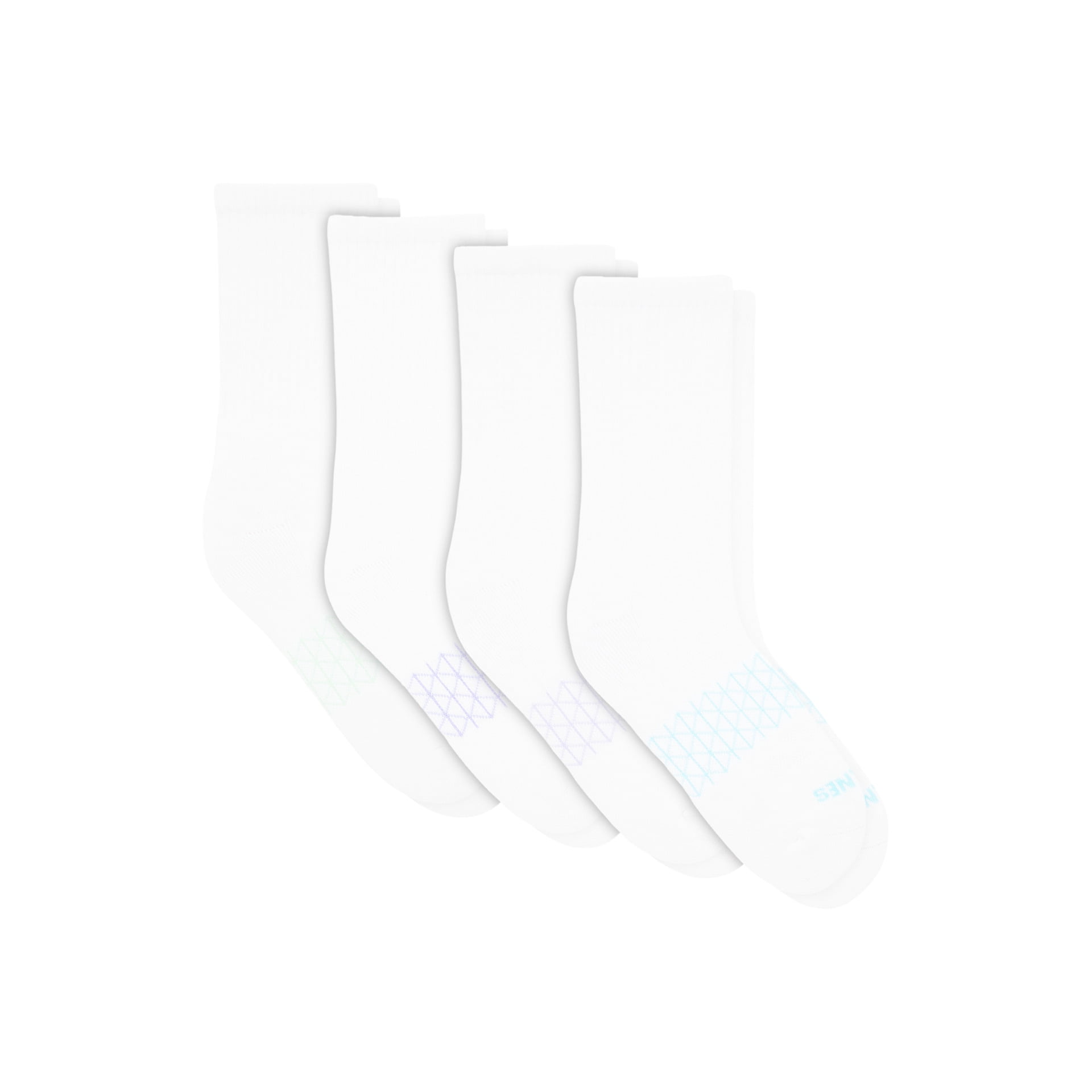 Hanes Women's Absolute Comfort Crew Socks, 4-Pack, Size 5-9