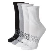 Hanes Women's Absolute Comfort Crew Socks, 4-Pack, Size 5-9