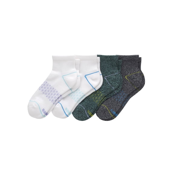 Hanes Women's Ankle Socks, Absolute Comfort, 4-Pack, Size 5-9