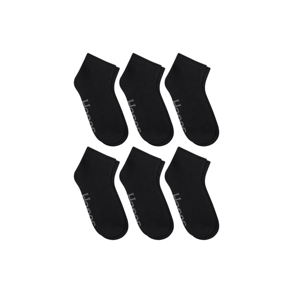 Hanes Women's Ankle Socks, Originals Supersoft, 6-Pack, Size 5-9