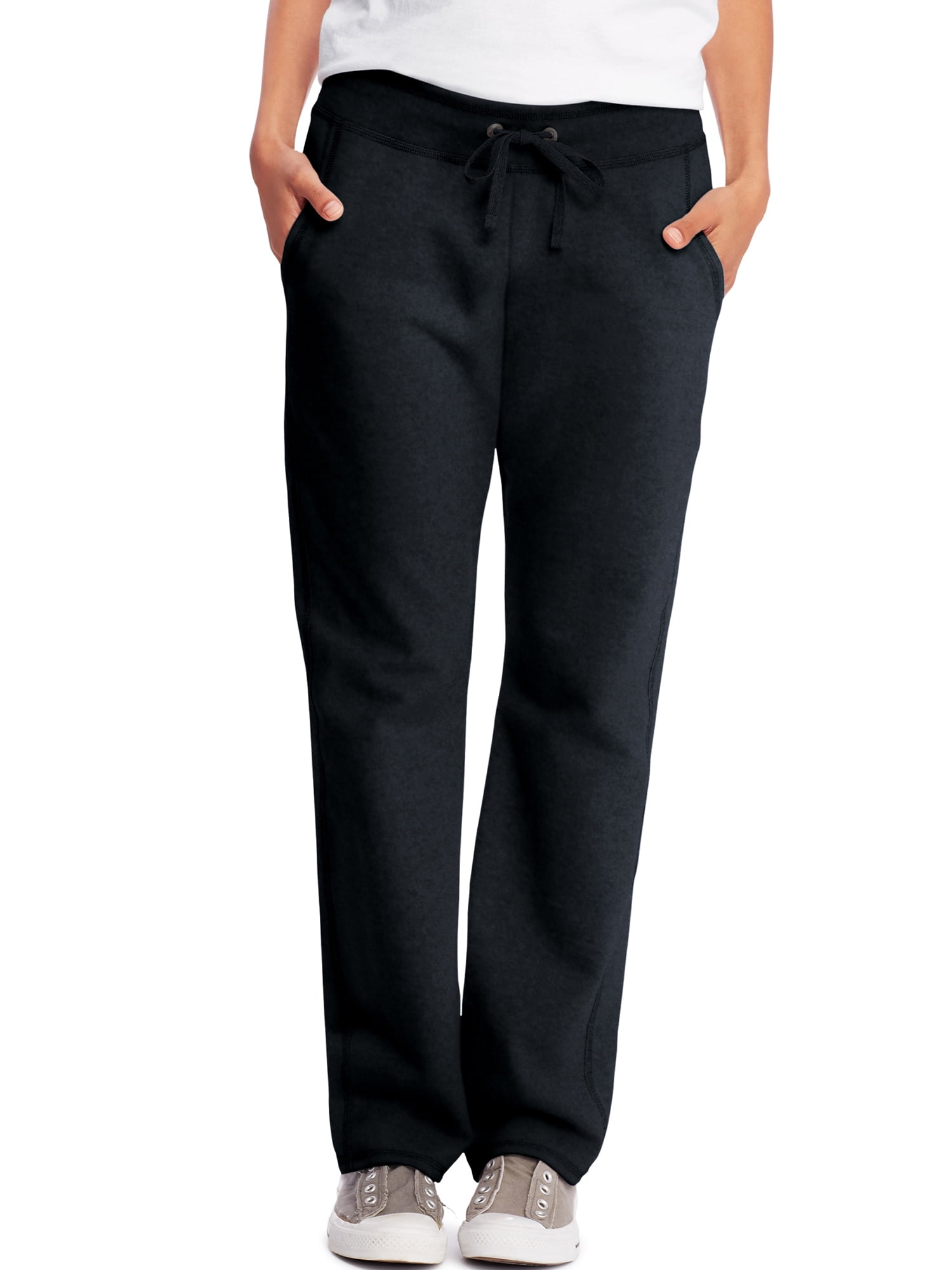 Hanes Women's French Terry Cloth Pants with Pockets, 30” Inseam, Sizes ...