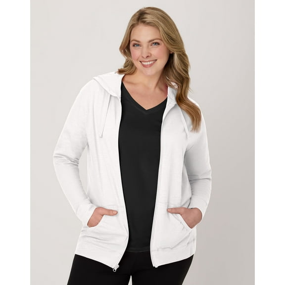 Hanes Women's Slub Jersey Hoodie