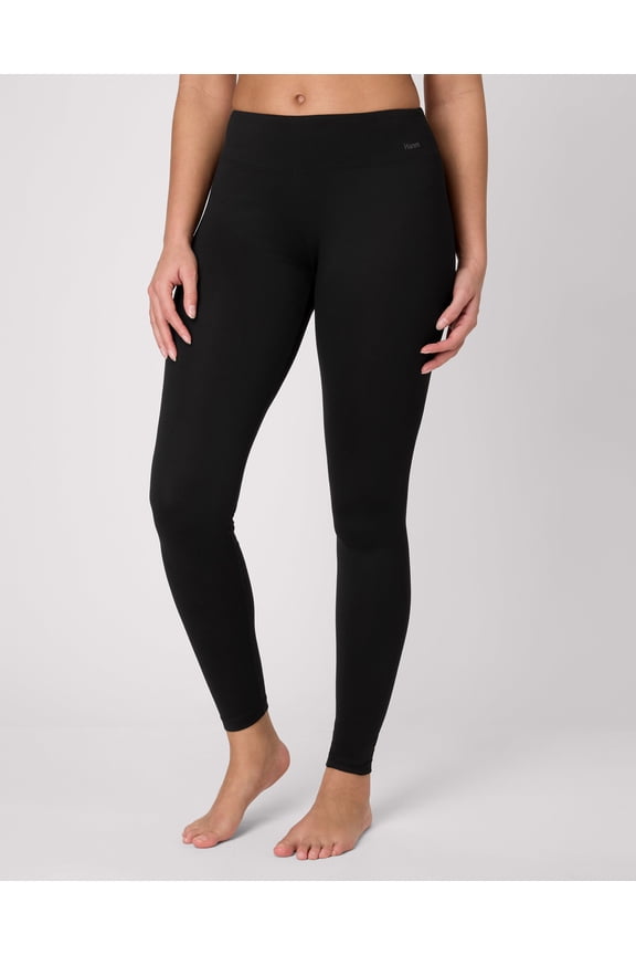 Women's Baselayer Leggings, Moisture-Wicking Black M