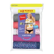 Hanes Women's Bikini 8-Pack (6+2 Free Bonus Pack) Assorted 9